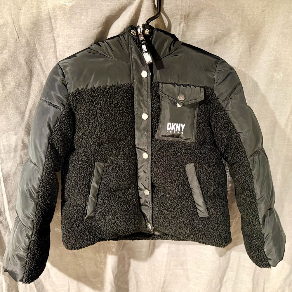 DKNY Kids Black Puffer Jacket
